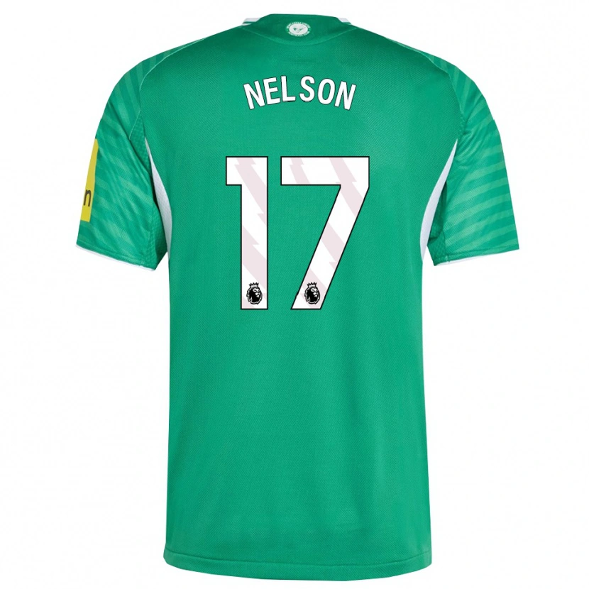 Danxen Homem Camisola Erin Nelson #17 Verde Branco Alternativa 2025/26 Camisa Brasil