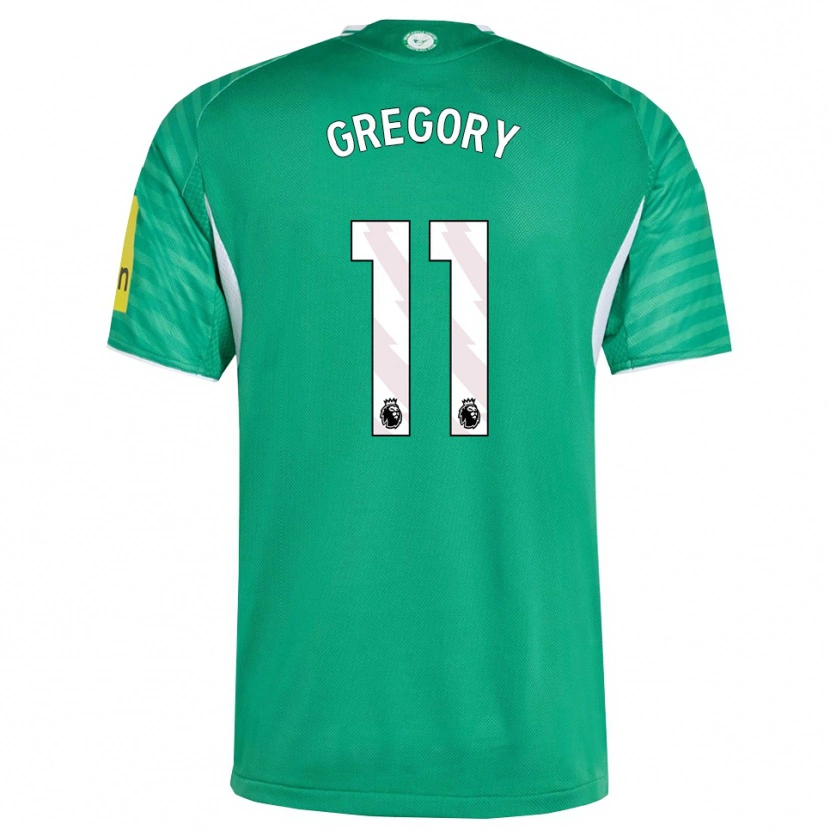 Danxen Homem Camisola Freya Gregory #11 Verde Branco Alternativa 2025/26 Camisa Brasil