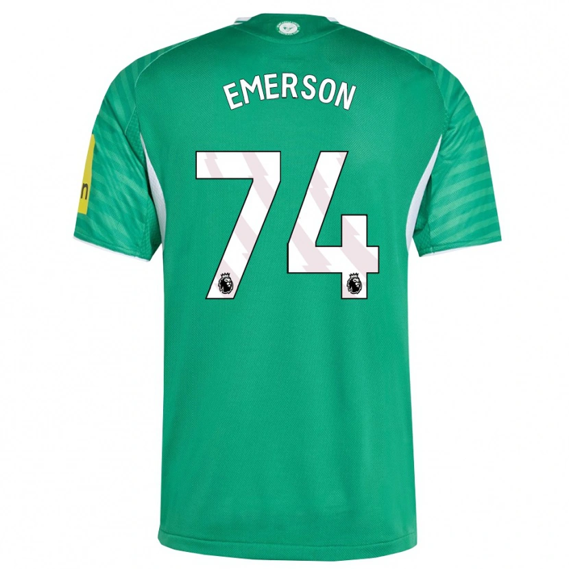 Danxen Homem Camisola Johnny Emerson #74 Verde Branco Alternativa 2025/26 Camisa Brasil