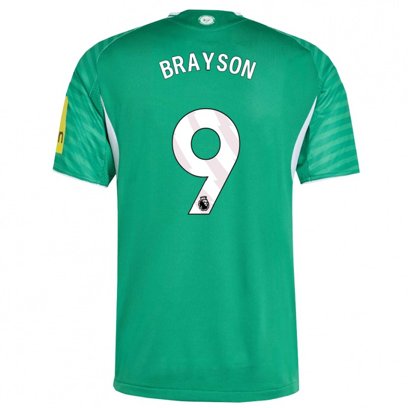 Danxen Homem Camisola Joe Brayson #9 Verde Branco Alternativa 2025/26 Camisa Brasil
