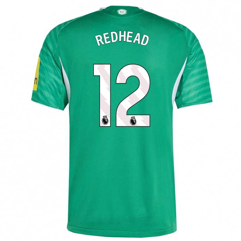 Danxen Homem Camisola Cara Milne-Redhead #12 Verde Branco Alternativa 2025/26 Camisa Brasil