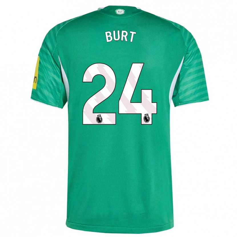 Danxen Homem Camisola Daisy Burt #24 Verde Branco Alternativa 2025/26 Camisa Brasil