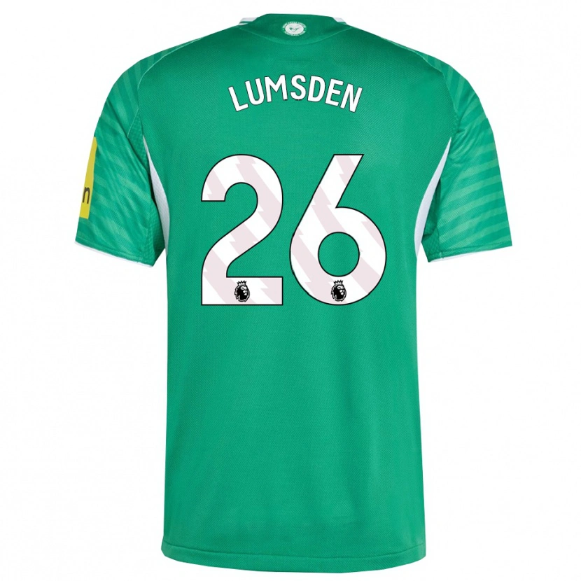 Danxen Homem Camisola Beth Lumsden #26 Verde Branco Alternativa 2025/26 Camisa Brasil