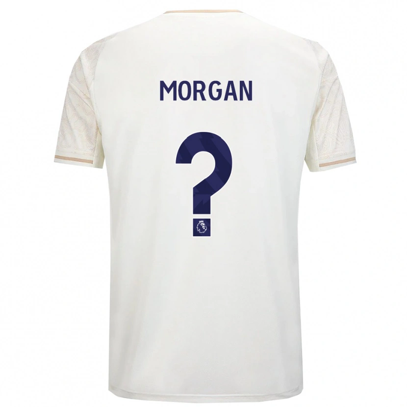 Danxen Homem Camisola Elijah Morgan #0 Branco Sujo Preto Alternativa 2025/26 Camisa Brasil