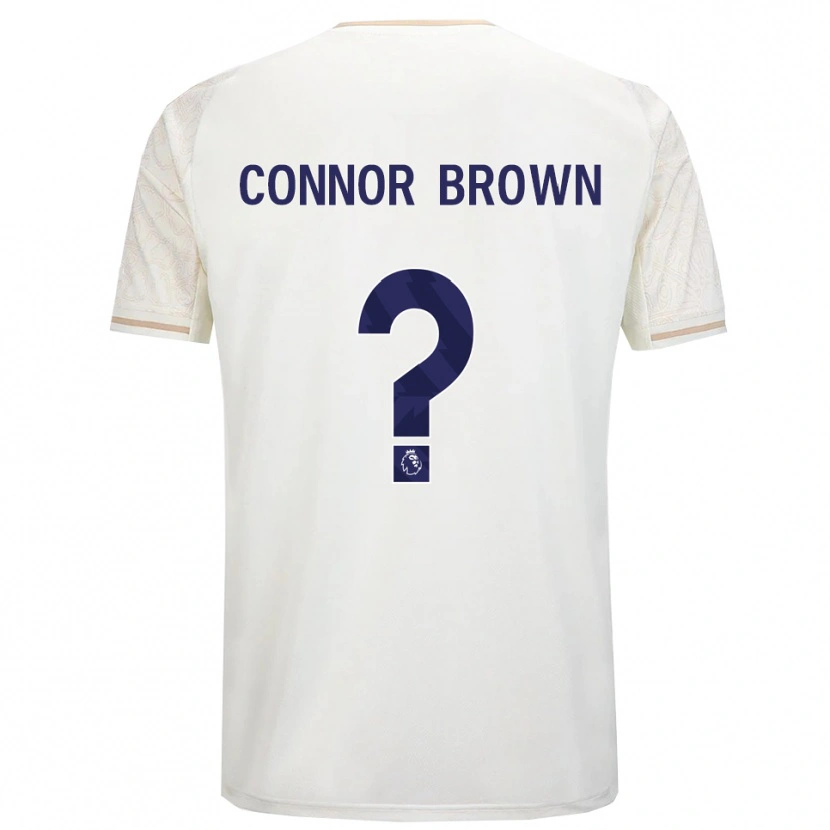 Danxen Homem Camisola Connor Brown #0 Branco Sujo Preto Alternativa 2025/26 Camisa Brasil