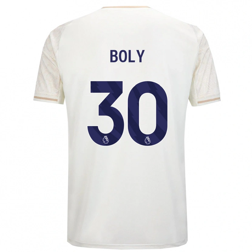 Danxen Homem Camisola Willy Boly #30 Branco Sujo Preto Alternativa 2025/26 Camisa Brasil