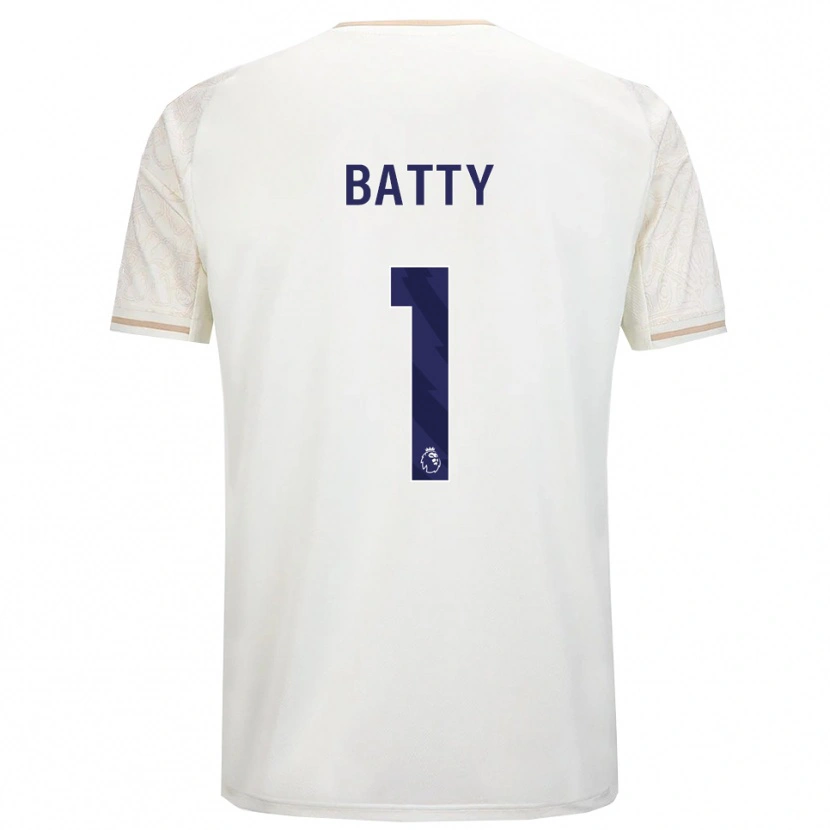 Danxen Homem Camisola Emily Batty #1 Branco Sujo Preto Alternativa 2025/26 Camisa Brasil