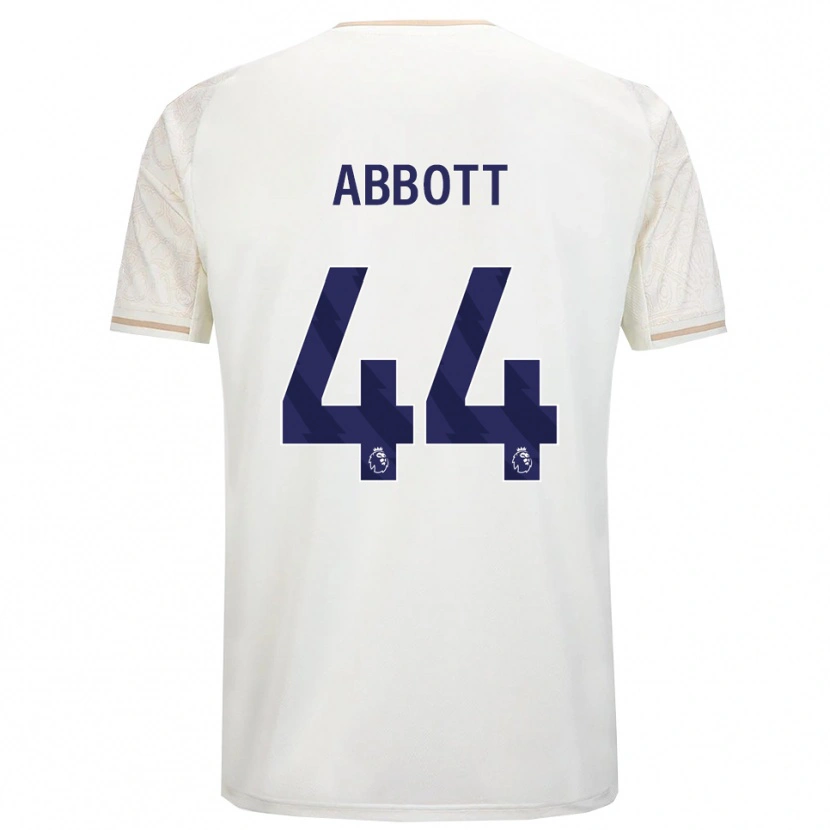 Danxen Homem Camisola Zach Abbott #44 Branco Sujo Preto Alternativa 2025/26 Camisa Brasil