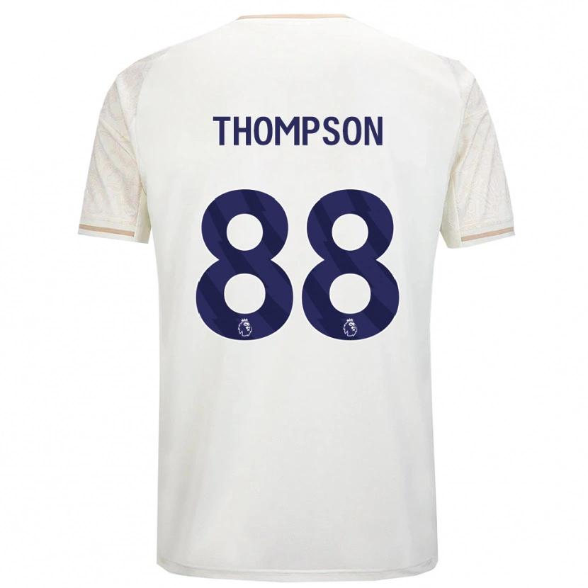 Danxen Homem Camisola Will Thompson #88 Branco Sujo Preto Alternativa 2025/26 Camisa Brasil