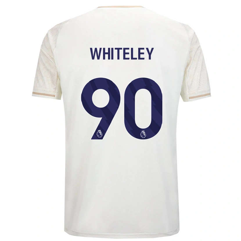 Danxen Homem Camisola Jonathan Whiteley #90 Branco Sujo Preto Alternativa 2025/26 Camisa Brasil
