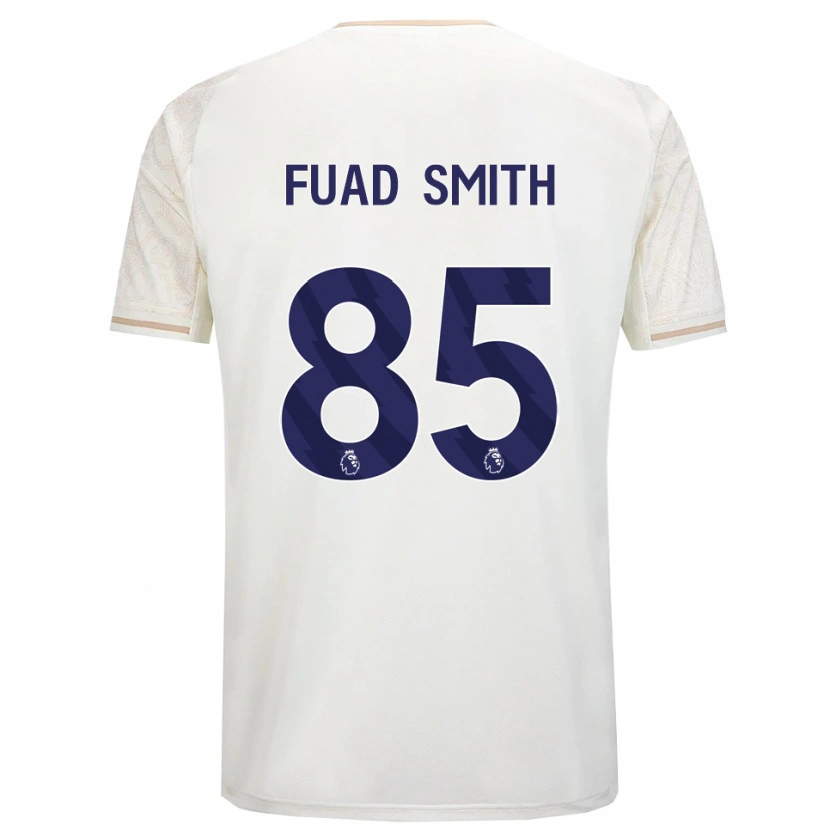 Danxen Homem Camisola Fuad Smith #85 Branco Sujo Preto Alternativa 2025/26 Camisa Brasil