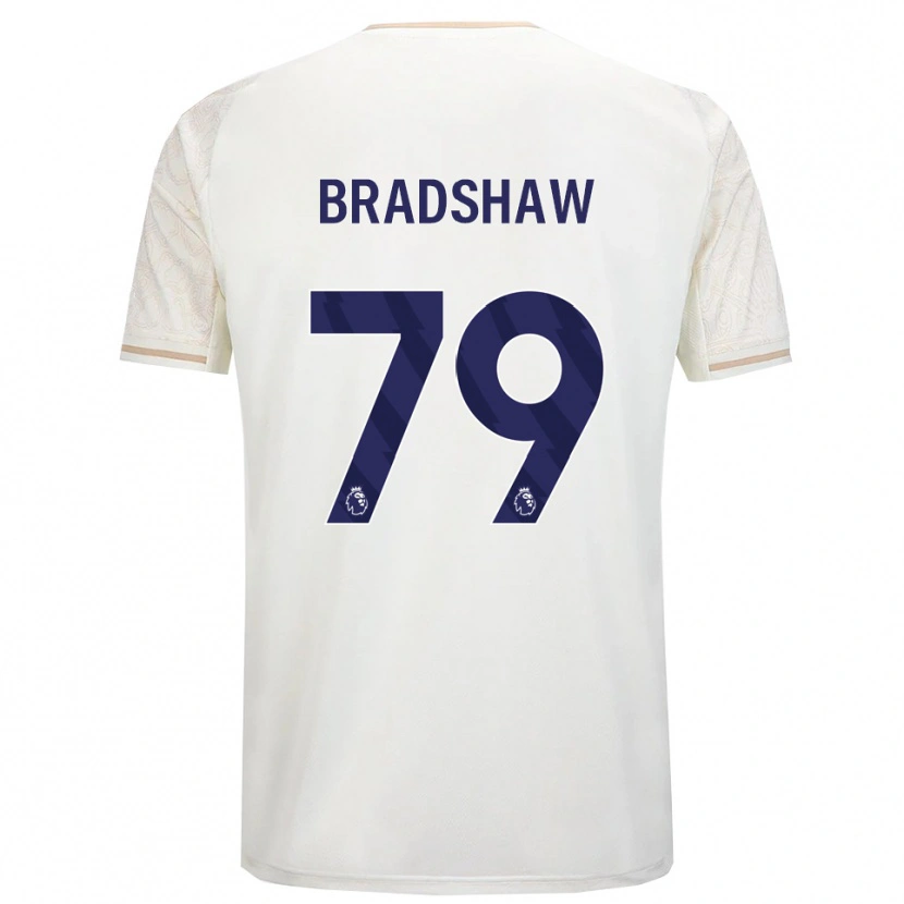 Danxen Homem Camisola Alfie Bradshaw #79 Branco Sujo Preto Alternativa 2025/26 Camisa Brasil