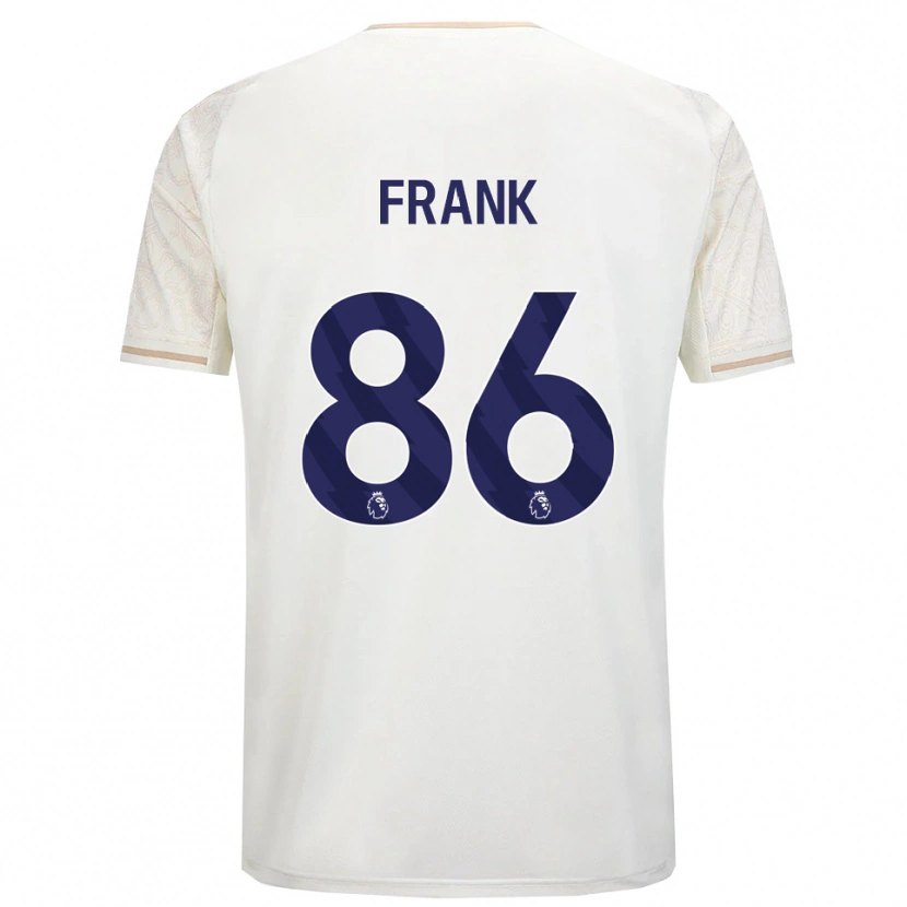 Danxen Homem Camisola Frank Djamna #86 Branco Sujo Preto Alternativa 2025/26 Camisa Brasil
