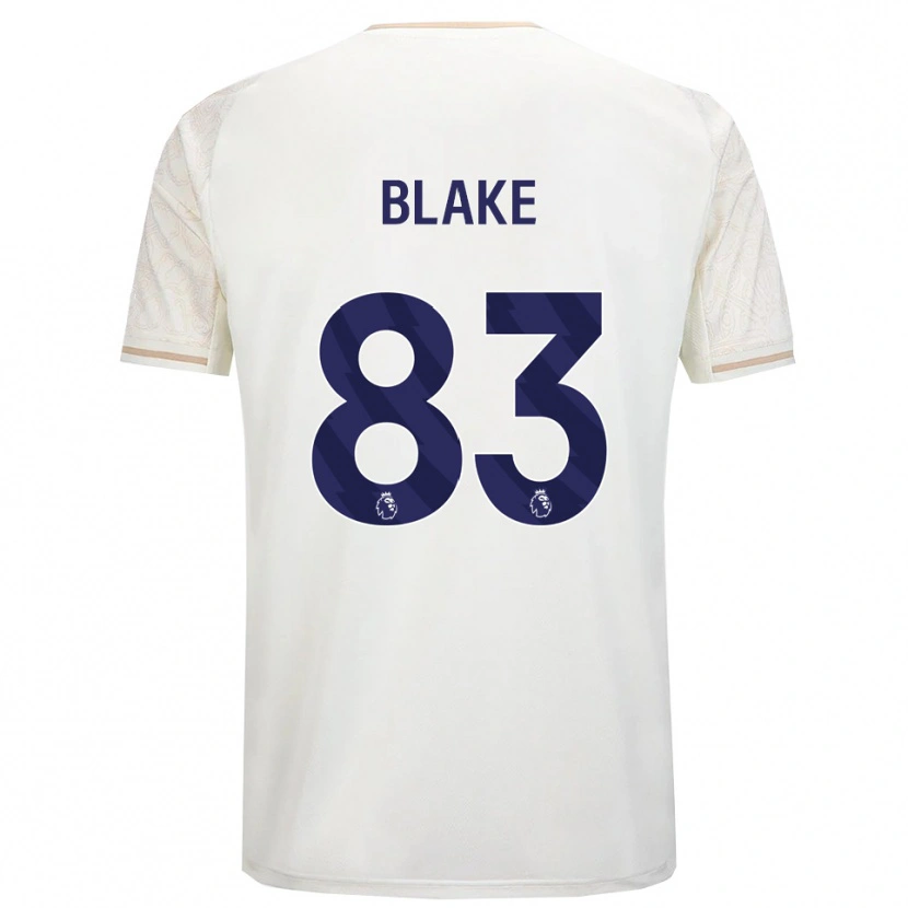 Danxen Homem Camisola Zyan Blake #83 Branco Sujo Preto Alternativa 2025/26 Camisa Brasil