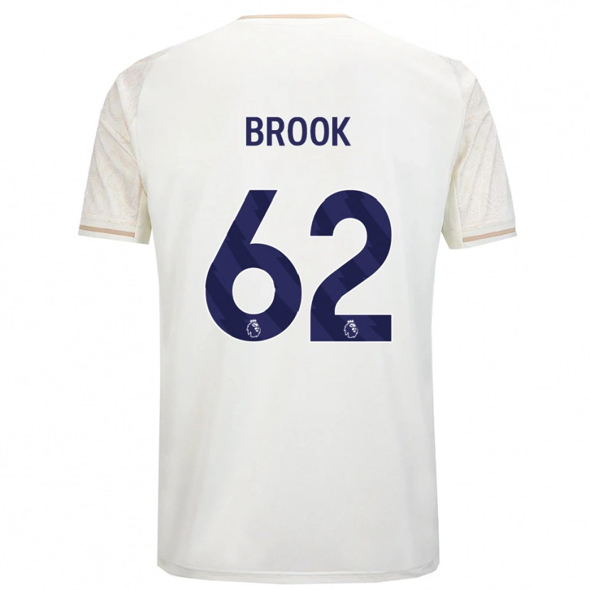 Danxen Homem Camisola Will Brook #62 Branco Sujo Preto Alternativa 2025/26 Camisa Brasil