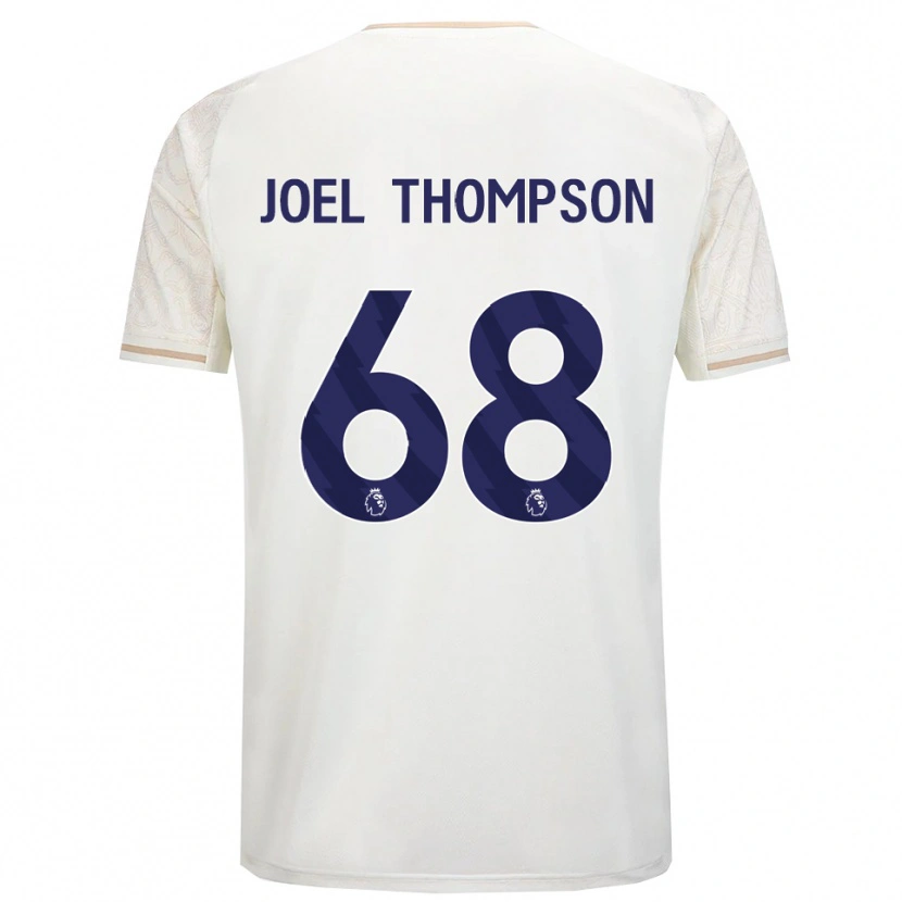 Danxen Homem Camisola Joel Thompson #68 Branco Sujo Preto Alternativa 2025/26 Camisa Brasil