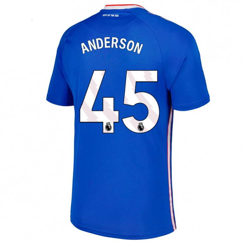Danxen Homem Camisola Joe Anderson #45 Azul Branco Alternativa 2025/26 Camisa Brasil