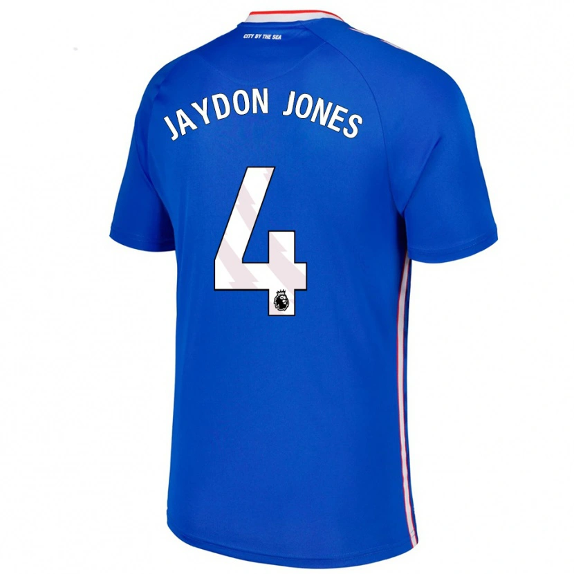 Danxen Homem Camisola Jaydon Jones #4 Azul Branco Alternativa 2025/26 Camisa Brasil