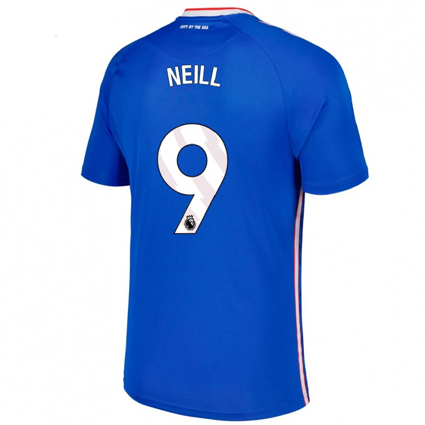 Danxen Homem Camisola Marcus Neill #9 Azul Branco Alternativa 2025/26 Camisa Brasil