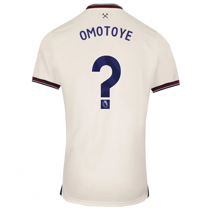 Danxen Homem Camisola Tyrone Omotoye #0 Branco Sujo Alternativa 2025/26 Camisa Brasil