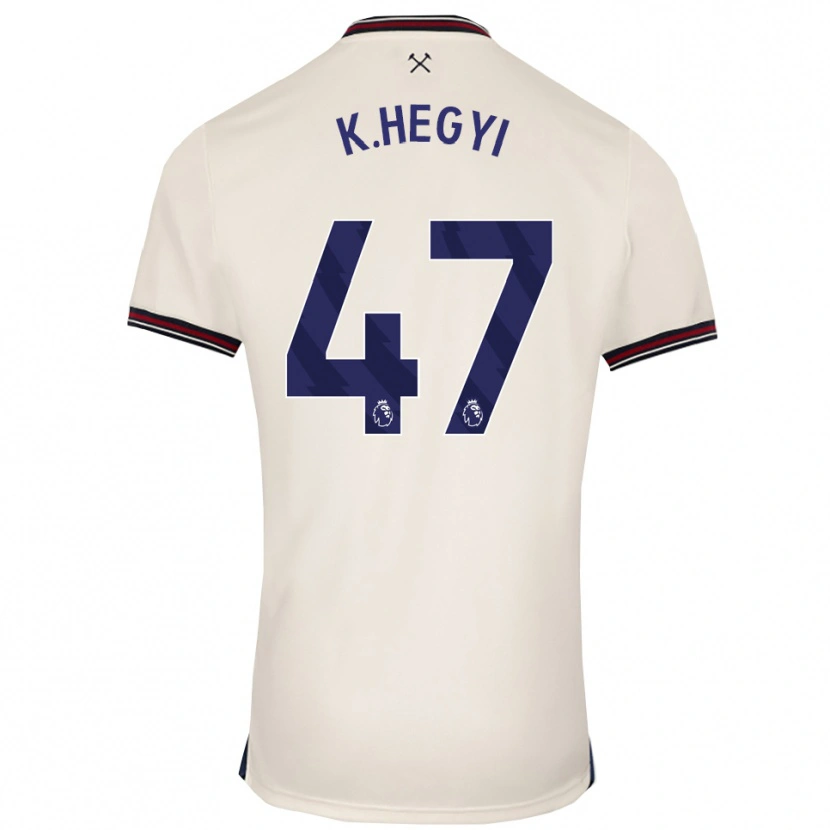 Danxen Homem Camisola Krisztian Hegyi #47 Branco Sujo Alternativa 2025/26 Camisa Brasil