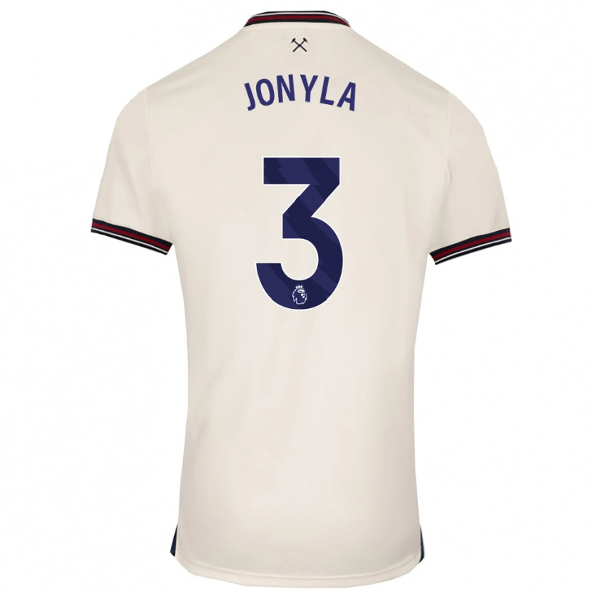 Danxen Homem Camisola Tomas Jonyla #3 Branco Sujo Alternativa 2025/26 Camisa Brasil