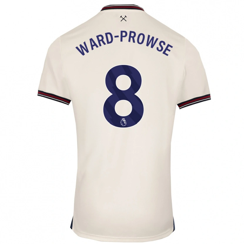 Danxen Homem Camisola James Ward-Prowse #8 Branco Sujo Alternativa 2025/26 Camisa Brasil
