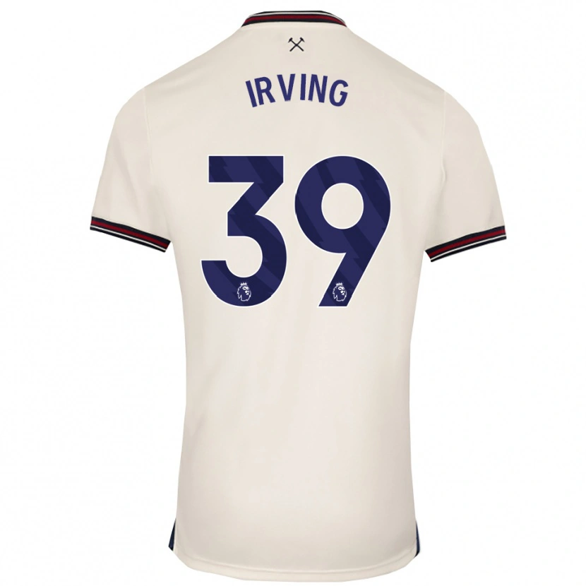 Danxen Homem Camisola Andrew Irving #39 Branco Sujo Alternativa 2025/26 Camisa Brasil