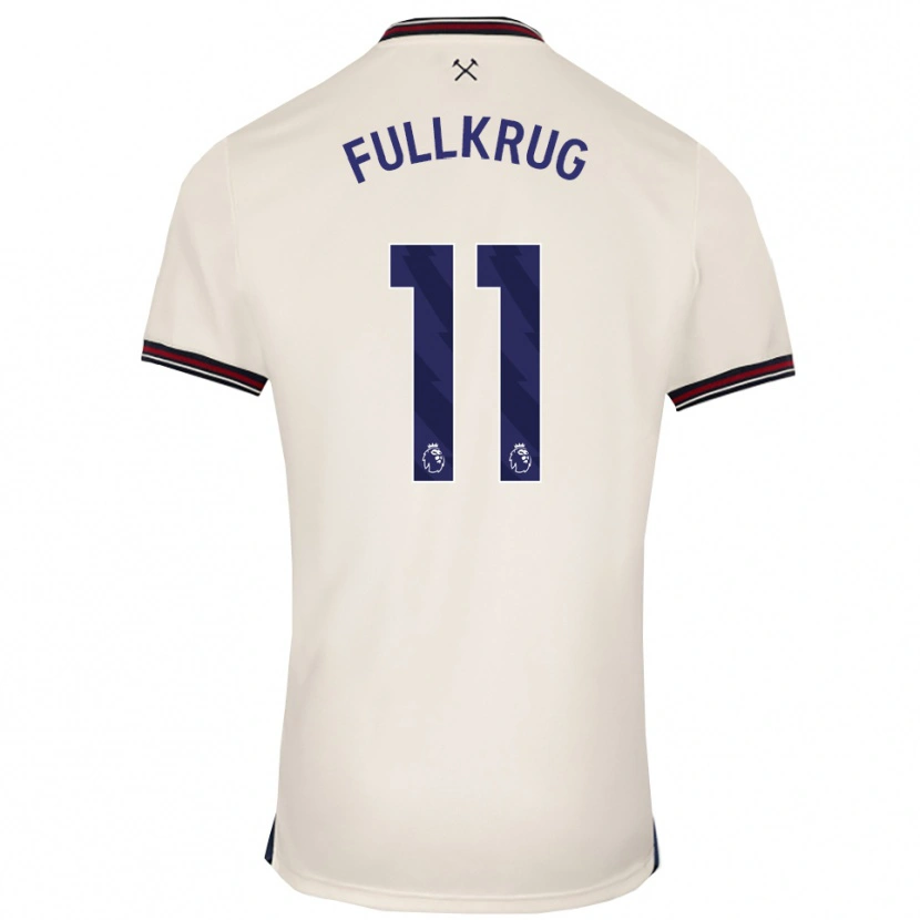 Danxen Homem Camisola Niclas Füllkrug #11 Branco Sujo Alternativa 2025/26 Camisa Brasil