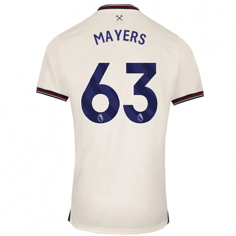Danxen Homem Camisola Ezra Mayers #63 Branco Sujo Alternativa 2025/26 Camisa Brasil