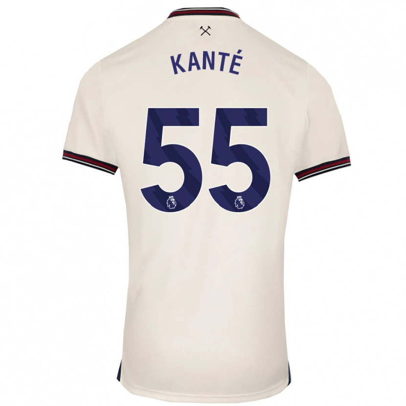 Danxen Homem Camisola Mohamadou Kanté #55 Branco Sujo Alternativa 2025/26 Camisa Brasil