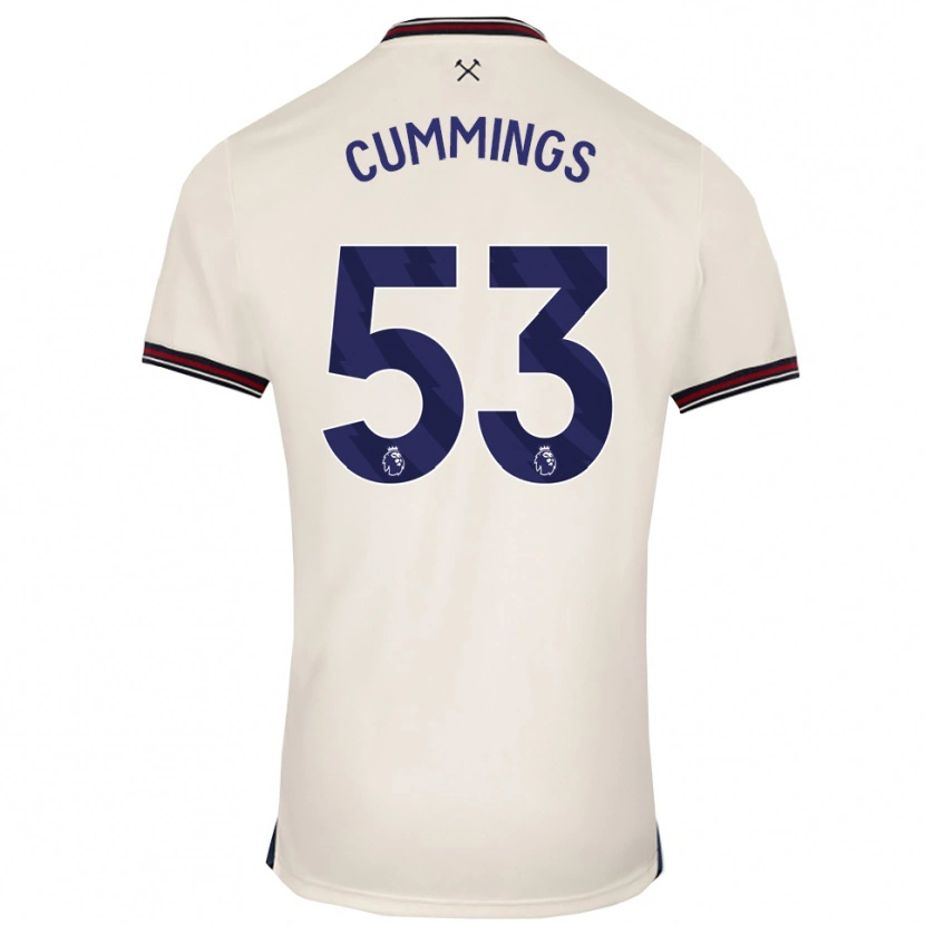 Danxen Homem Camisola Daniel Cummings #53 Branco Sujo Alternativa 2025/26 Camisa Brasil