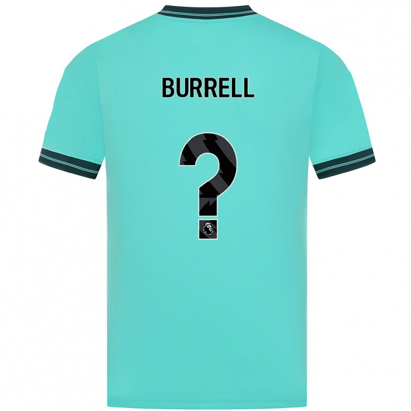 Danxen Homem Camisola Ackeme Francis Burrell #0 Azul Celeste Verde Alternativa 2025/26 Camisa Brasil