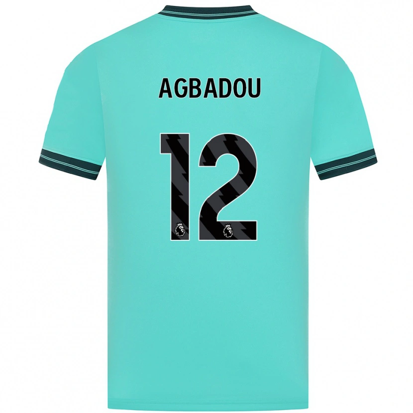 Danxen Homem Camisola Emmanuel Agbadou #12 Azul Celeste Verde Alternativa 2025/26 Camisa Brasil