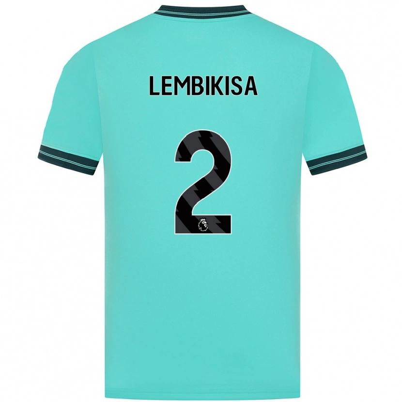 Danxen Homem Camisola Dexter Lembikisa #2 Azul Celeste Verde Alternativa 2025/26 Camisa Brasil