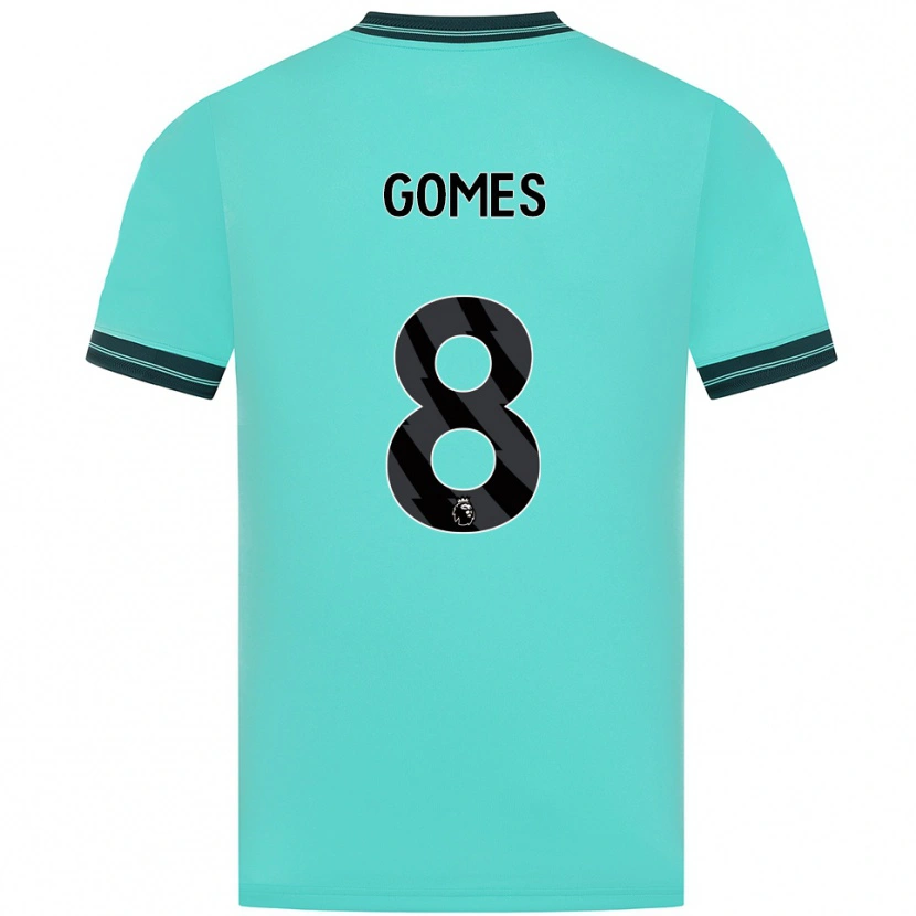 Danxen Homem Camisola João Gomes #8 Azul Celeste Verde Alternativa 2025/26 Camisa Brasil
