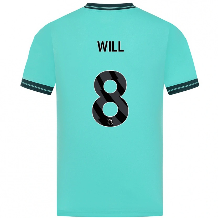 Danxen Homem Camisola Merrick Will #8 Azul Celeste Verde Alternativa 2025/26 Camisa Brasil