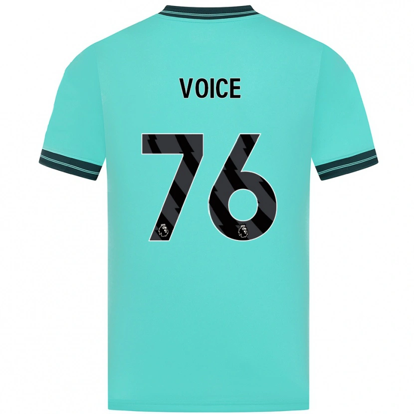 Danxen Homem Camisola Caden Voice #76 Azul Celeste Verde Alternativa 2025/26 Camisa Brasil