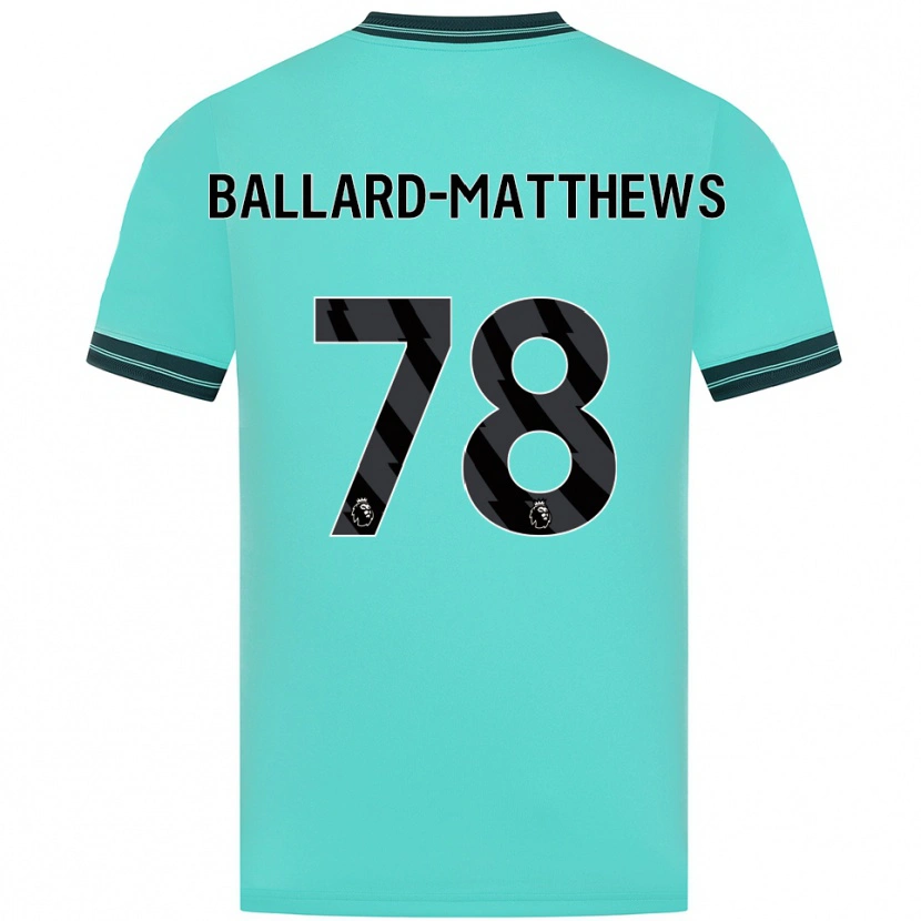 Danxen Homem Camisola Emilio Ballard-Matthews #78 Azul Celeste Verde Alternativa 2025/26 Camisa Brasil