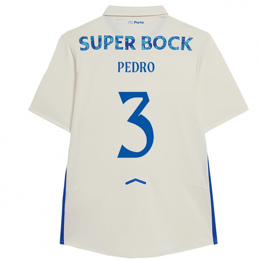 Danxen Homem Camisola Zé Pedro #3 Branco Azul Terceiro 2025/26 Camisa Brasil