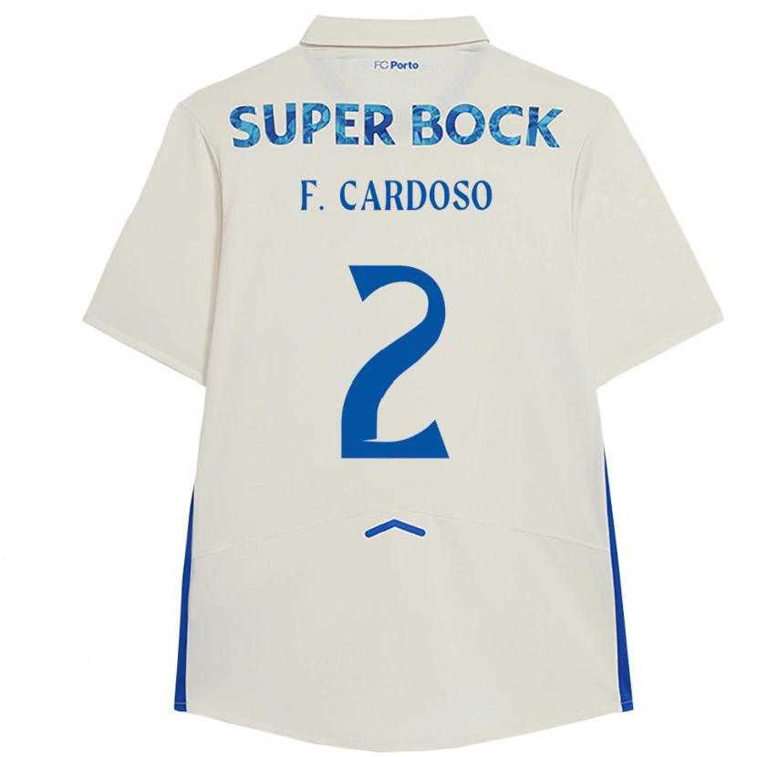 Danxen Homem Camisola Fábio Cardoso #2 Branco Azul Terceiro 2025/26 Camisa Brasil