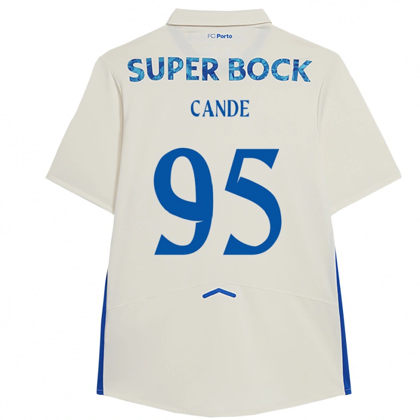 Danxen Homem Camisola Anhá Cande #95 Branco Azul Terceiro 2025/26 Camisa Brasil