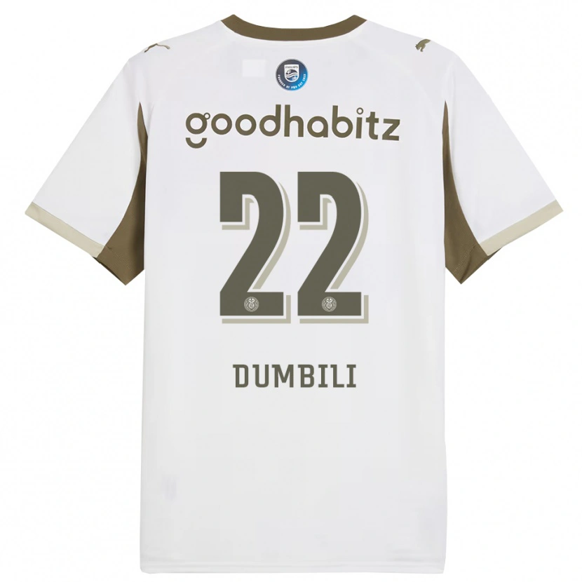Danxen Homem Camisola Samuel Dumbili #22 Branco Cinza Terceiro 2025/26 Camisa Brasil