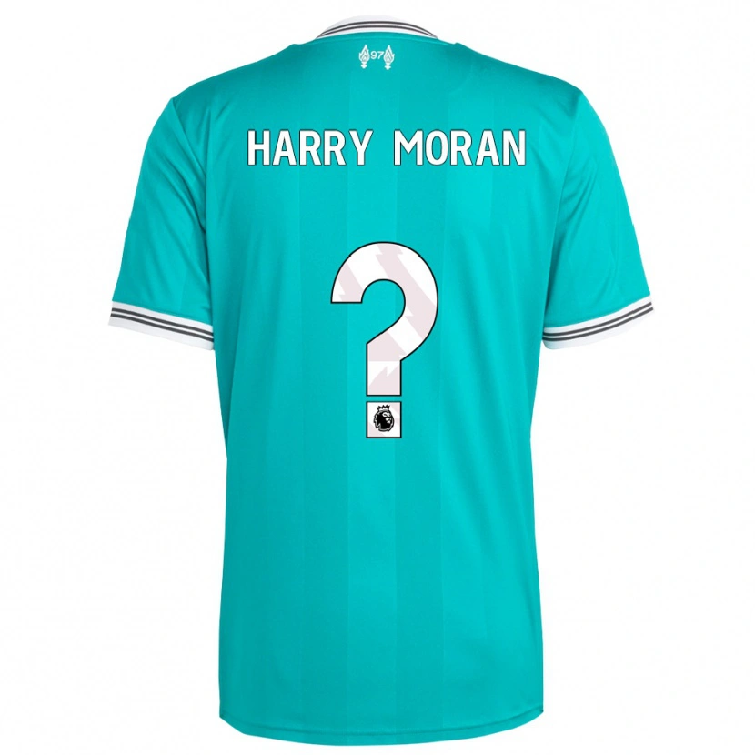 Danxen Homem Camisola Harry Moran #0 Verde Branco Terceiro 2025/26 Camisa Brasil