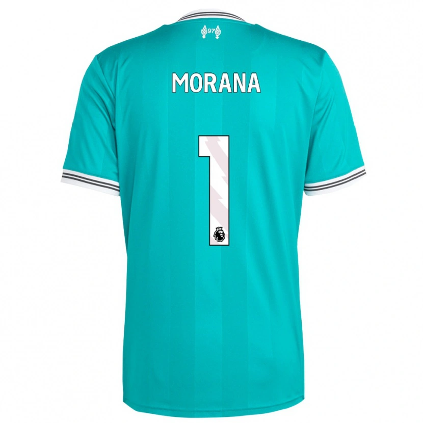 Danxen Homem Camisola Nathan Morana #1 Verde Branco Terceiro 2025/26 Camisa Brasil