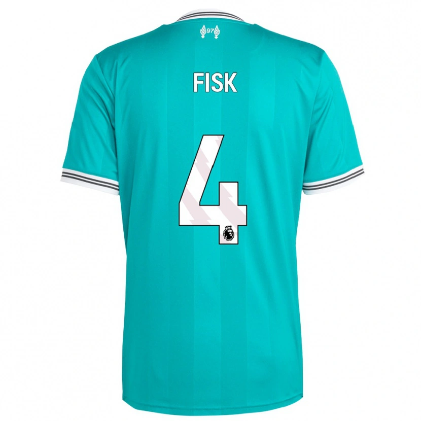 Danxen Homem Camisola Grace Fisk #4 Verde Branco Terceiro 2025/26 Camisa Brasil