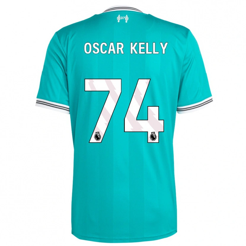Danxen Homem Camisola Oscar Kelly #74 Verde Branco Terceiro 2025/26 Camisa Brasil