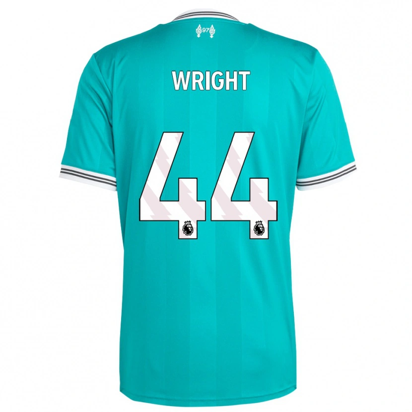 Danxen Homem Camisola Will Wright #44 Verde Branco Terceiro 2025/26 Camisa Brasil