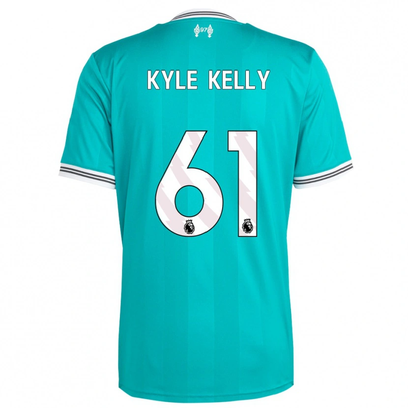 Danxen Homem Camisola Kyle Kelly #61 Verde Branco Terceiro 2025/26 Camisa Brasil