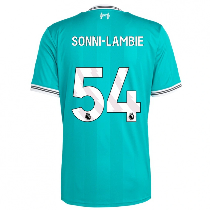 Danxen Homem Camisola Joshua Sonni-Lambie #54 Verde Branco Terceiro 2025/26 Camisa Brasil